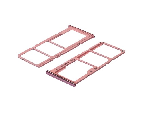 Держатель для SIM карты для Samsung A515/ A715 Galaxy A51/ A71 (2020) Prism Crush Pink розовый