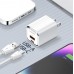 Сетевое зарядное устройство Ldnio A2317C USB/ Type-C QC PD 30W белое + кабель Type-C to Type-C