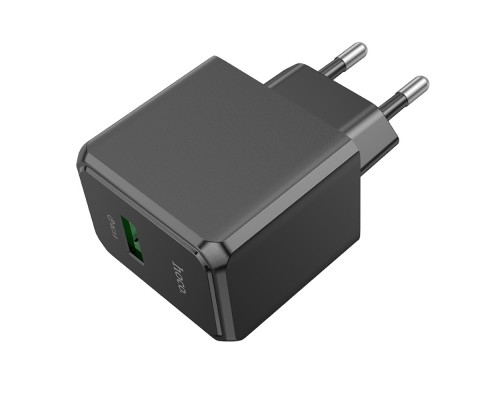 Сетевое зарядное устройство Hoco CS12A USB черное