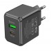 Сетевое зарядное устройство Hoco CS14A USB/ Type-C QC PD черное