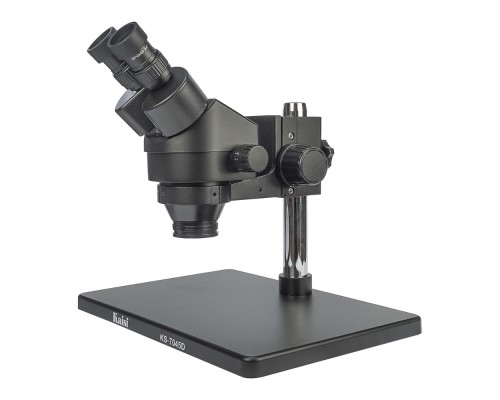 Микроскоп бинокулярный Kaisi KS-7045D (без подсветки, фокус 100 мм, кратность увеличения 7X/45X)