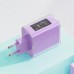 Сетевое зарядное устройство Acefast A45 USB/ 2 Type-C QC PD PD65W GaN фиолетовое