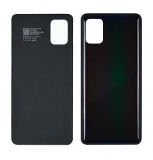 Задняя крышка для Samsung A415 Galaxy A41 (2020) Prism Crush Black чёрная