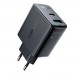 Сетевое зарядное устройство Acefast A5 USB/ Type-C QC PD 32W черное