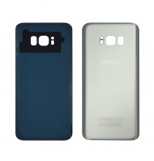 Заднее стекло корпуса для Samsung G955F Galaxy S8 Plus серебристое