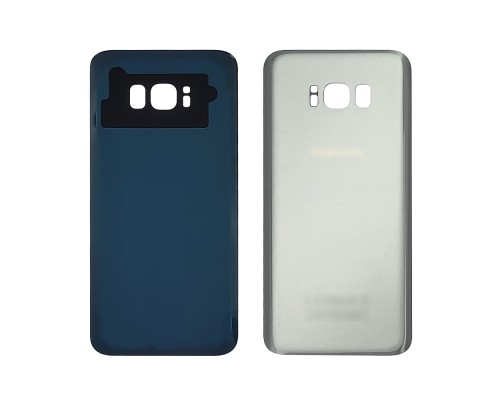 Заднее стекло корпуса для Samsung G955F Galaxy S8 Plus серебристое