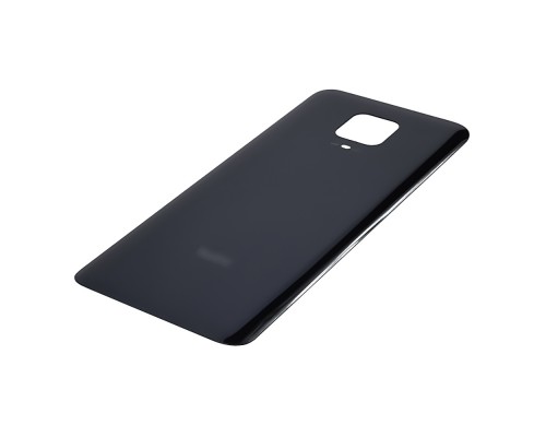 Заднее стекло корпуса для Xiaomi Redmi Note 9S/ Note 9 Pro Black (чёрное)