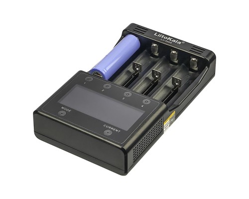 Сетевое зарядное устройство с тестером LiitoKala Lii-500S для аккумуляторов 18650/ АА/ ААА и других, 4 слота