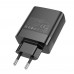 Сетевое зарядное устройство Hoco C127A 3 USB/ Type-C PD45W черное