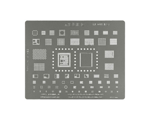 Трафарет BGA Relife RL-044 IPZ7 (A14) для iPhone 12/ 12 Mini/ 12 Pro/ 12 Pro Max