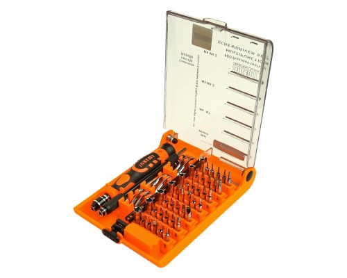 Набор инструментов JAKEMY JM-8150 (ручка, 48 бит, удлинитель 60мм, гибкий удлинитель 100мм)