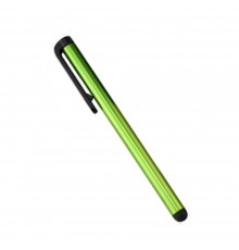 Стилус ёмкостный , с пластиковой ручкой, алюминиевый, светло-зелёный