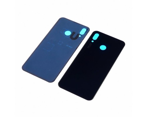 Заднее стекло корпуса для Huawei P20 Lite (2018) чёрное