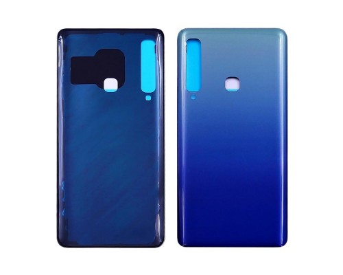 Заднее стекло корпуса для Samsung A920F Galaxy A9 Lemonade Blue зелёно-синее