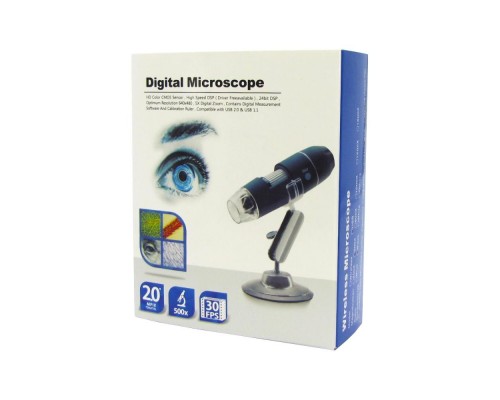 Цифровой микроскоп MicroView 500x, оптическое увеличение до 500X
