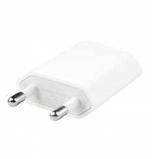 Сетевое зарядное устройство для Apple A1400 1A в упаковке белое c логотипом