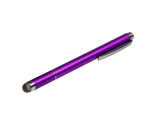 Стилус ёмкостный, высокоточный, Jot Pro , со съёмной микро-волоконной насадкой, алюминиевый, фиолетовый