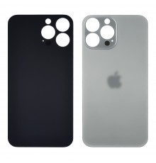 Заднее стекло корпуса для Apple iPhone 13 Pro Sierra blue (синее) (Big hole)