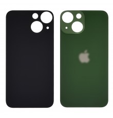 Заднее стекло корпуса для Apple iPhone 13 mini Green (зелёное) (Big hole)