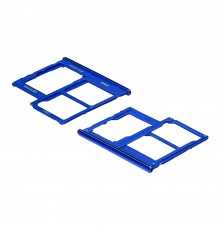Держатель для SIM карты для Samsung A315/A405/A415 Galaxy A31/A41 (2020)/A40 (2019) Prism Crush Blue синий