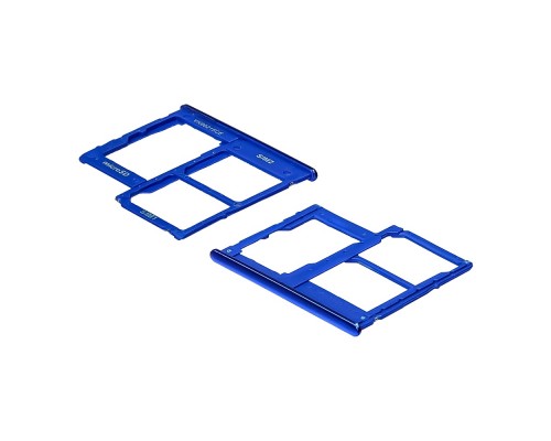 Держатель для SIM карты для Samsung A315/A405/A415 Galaxy A31/A41 (2020)/A40 (2019) Prism Crush Blue синий