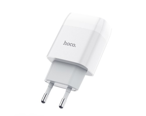 Сетевое зарядное устройство Hoco C73A 2 USB белое