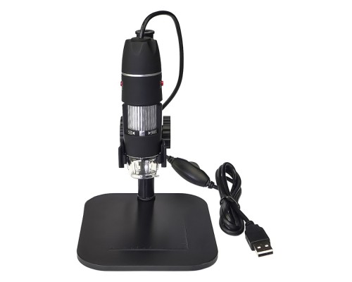 Цифровой микроскоп MicroView 500x + stand, с регулируемой подставкой, оптическое увеличение до 500X