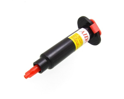 Клей LOCA AIDA TP-1000N (5 гр) в чёрном шприце, для склеивания комплектов дисплей+тачскрин под ультрафиолетом