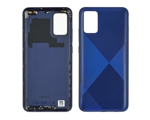 Задняя крышка для Samsung A025 Galaxy A02S (2021) синяя