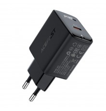 Сетевое зарядное устройство Acefast A21 Type-C QC PD 30W черное