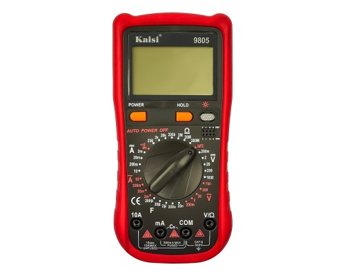 Мультиметр цифровой Kaisi 9805 с функцией Auto Off, с подсветкой (ток до 10A)
