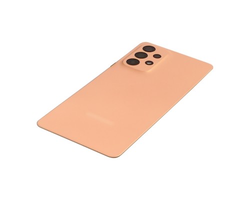 Задняя крышка для Samsung A536 Galaxy A53 (2022) Orange (жёлтая)