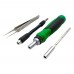 Набор инструментов BAKU BA-3039 (ручка с трещоткой, 2 удлинителя, пинцет прямой, присоска, 2 медиатора, 48 насадок)