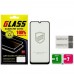 Защитное стекло для Samsung M307/ M215/ M315/ F415/ M217 M30S/ M21/ M31/ F41/ M21S Full Glue (0.25 мм, 2.5D, чёрное) Люкс