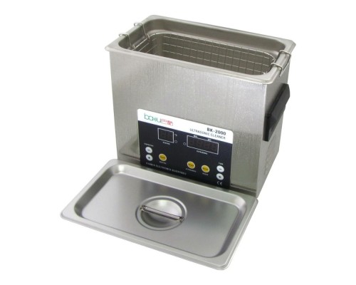 Ультразвуковая ванна BAKU BK-2000 с функцией дегазации жидкости (2.3L, 120W, 40 kHz, подогрев до 80 гр. C, таймер до 99 мин.)