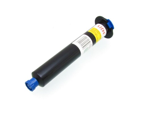 Клей LOCA AIDA TP-1000N (50 гр) в чёрном шприце, для склеивания комплектов дисплей+тачскрин под ультрафиолетом