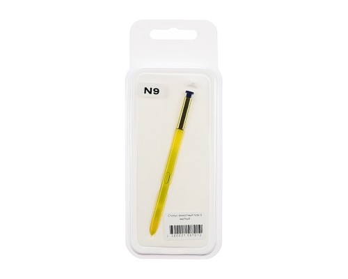 Стилус ёмкостный для Samsung Note 9 жёлтый