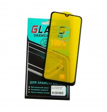 Защитное стекло для Samsung A305/ A307/ A505/ A407 A30/ A50/ A30s/ A40s(0.3 мм, 4D ARC чёрное) Люкс