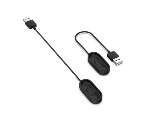 USB кабель для фитнес браслета Xiaomi Mi Band 4 0.3m черный