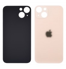 Заднее стекло корпуса для Apple iPhone 13 mini Pink (розовое) (Big hole)