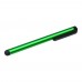 Стилус ёмкостный , с пластиковой ручкой, алюминиевый, зелёный