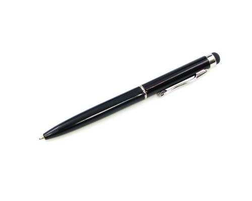 Стилус ёмкостный PS100, с шариковой ручкой, металлический, чёрный