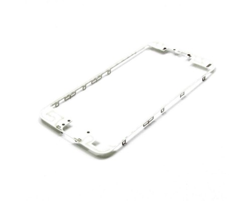 Дисплейная рамка для Apple iPhone 6s белая с термоклеем AAA