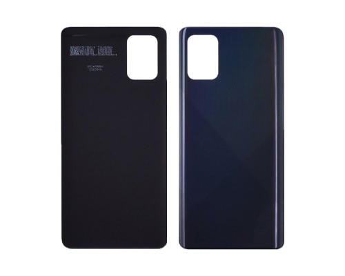 Задняя крышка для Samsung A715 Galaxy A71 (2020) Prism Crush Black чёрная