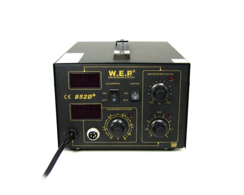 Паяльная станция WEP 852D+FAN фен, паяльник