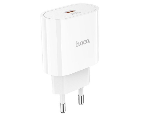 Сетевое зарядное устройство Hoco C94A Type-C PD белое
