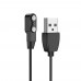 USB кабель для смарт часов Hoco Y3/ Y4 черный