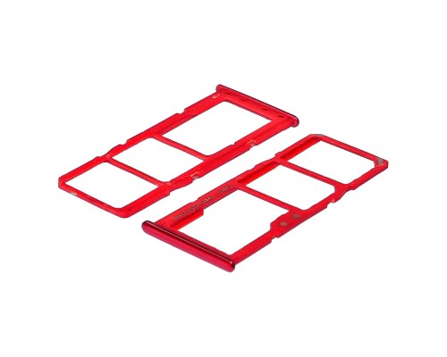 Держатель для SIM карты для Samsung A205/A305/A505/A705 Galaxy A20/A30/A50/A70 (2019) красный