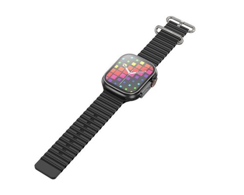 Смарт часы Hoco Y12 Ultra черные