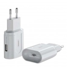Сетевое зарядное устройство Remax RP-U32 USB с разъемом для AirPods белое
